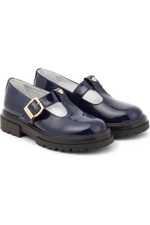 MONNALISA T-bar patent leather flats