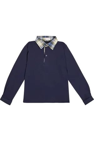 La Coqueta Tijo cotton-blend jersey polo shirt