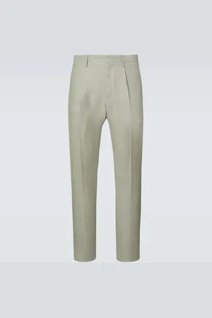 LARDINI Linen chinos