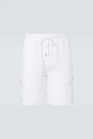 Vilebrequin Baie mid-length linen shorts