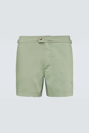 Tom Ford Compact poplin swim trunks