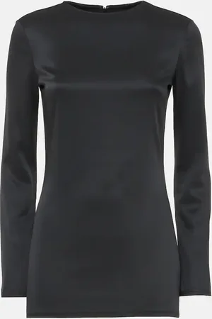 Khaite Vlad satin cady top