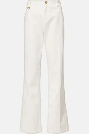 Chloé ChloÃ© Cotton canvas straight pants
