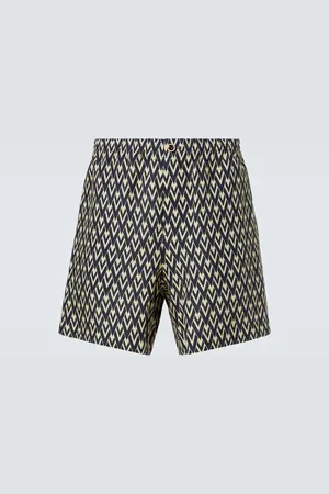 VALENTINO Toute La V linen Bermuda shorts