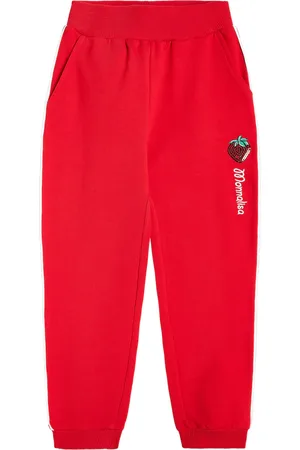 MONNALISA Logo cotton-blend jersey sweatpants