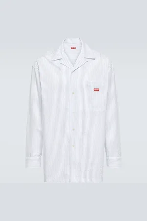 Kenzo Pinstriped cotton poplin shirt