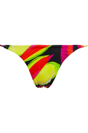 Louisa Ballou Mini Ring high-rise bikini bottoms