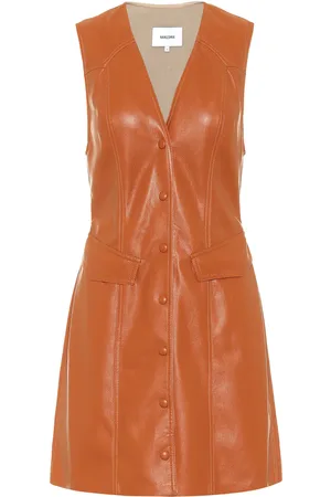 Nanushka Menphi faux leather dress
