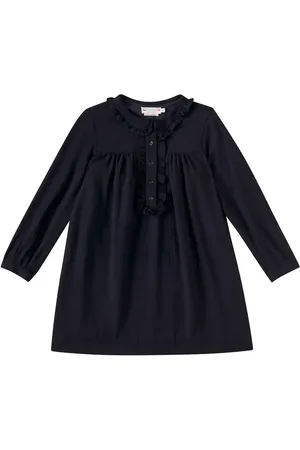 BONPOINT Gea ruffled crÃªpe dress