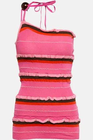 Jacquemus La Maille Concha embellished top