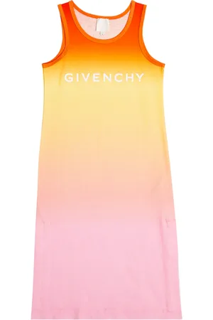 Givenchy Logo ombrÃ© cotton jersey dress