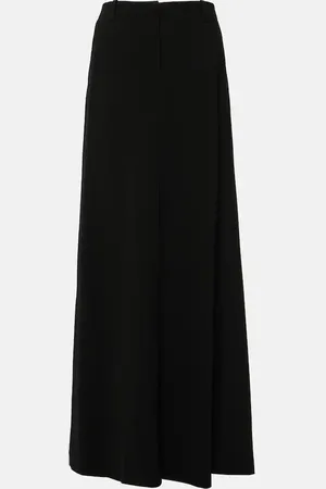DRIES VAN NOTEN Wool-blend maxi skirt