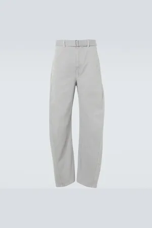 LEMAIRE Twisted barrel-leg jeans