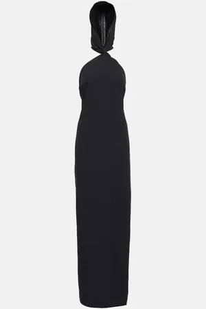 ‎Taller Marmo‎ Diablo halterneck crÃªpe maxi dress