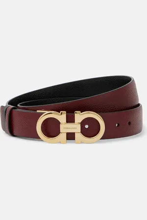 Salvatore Ferragamo Gancio Mediterraneo leather belt