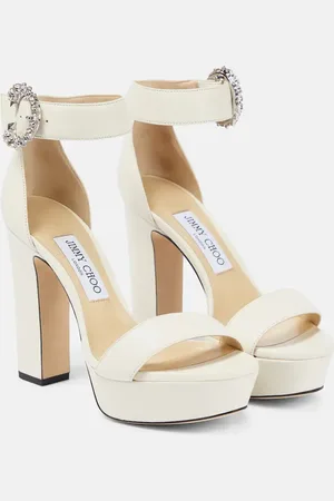 Jimmy Choo Mionne 120 leather platform sandals