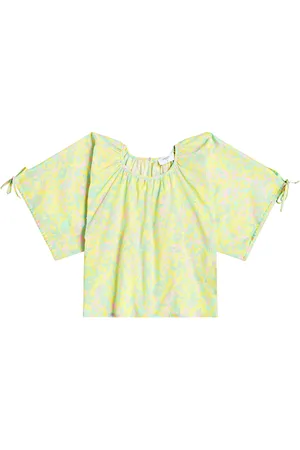 PAADE Printed cotton chiffon blouse