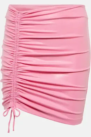 ROTATE Margaritta ruched miniskirt