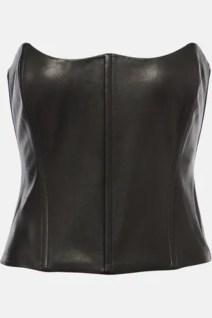 The Sei Leather bustier