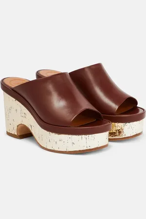 Chloé ChloÃ© Oli leather platform mules