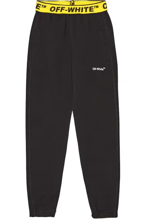 OFF-WHITE Logo cotton jersey sweatpants
