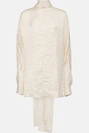 Khaite Bex satin top