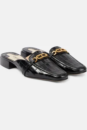 Tom Ford Whitney croc-effect leather mules