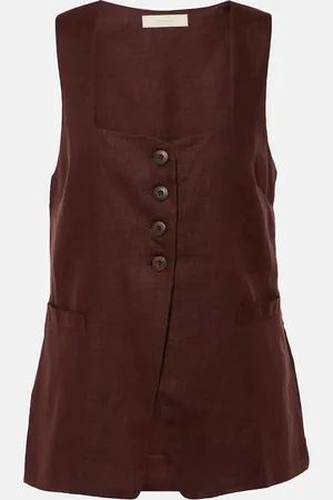 FAITHFULL THE BRAND Maya linen vest