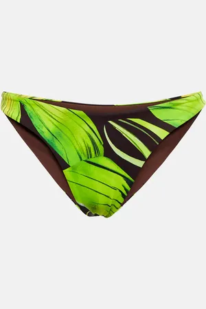 Louisa Ballou Scoop printed bikini bottoms