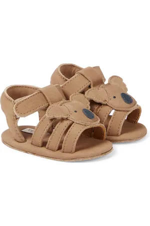 Donsje Baby Diedan Koala leather sandals