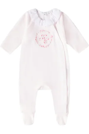 Tartine Et Chocolat Baby embroidered cotton-blend onesie