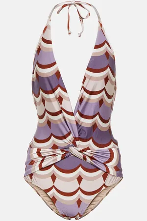 Adriana Degreas Vintage Waves printed swimsuit