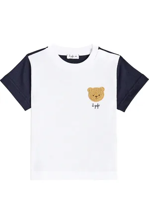Il gufo Baby cotton jersey T-shirt