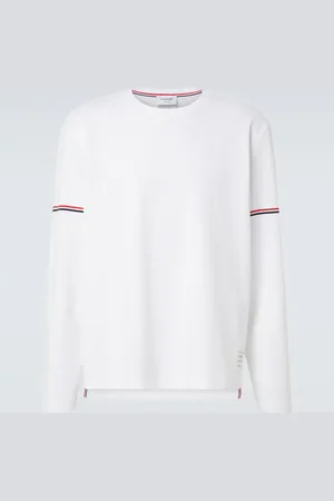 Thom Browne RWB Stripe cotton jersey T-shirt