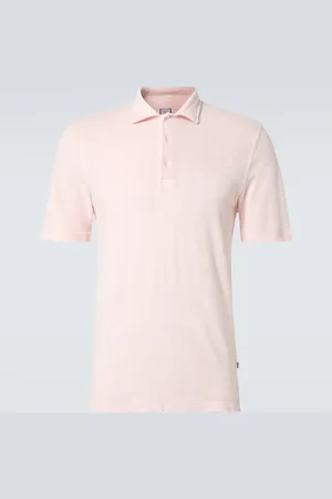 FEDELI Cotton terry polo shirt