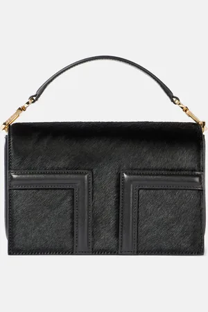 Totême T-Flap Mini calf hair tote bag