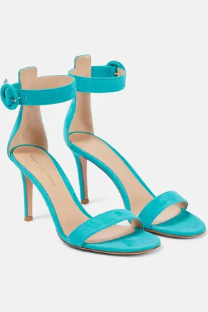 Gianvito Rossi Portofino 85 suede sandals