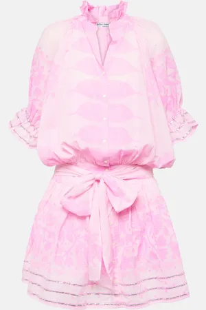 Juliet Dunn Printed cotton shirt dress