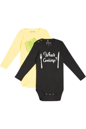 Mini Rodini Baby Gastronomic set of 2 jersey bodysuits