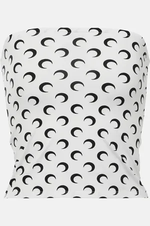 Marine Serre Moon jersey tube top