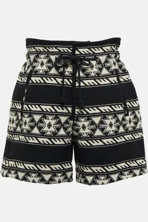 Marant Etoile Linimaga embroidered shorts