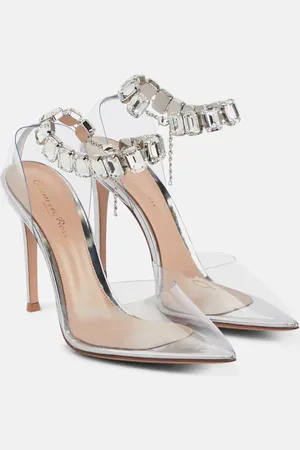 Gianvito Rossi Embellished PVC pumps