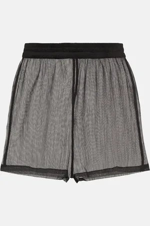 Jade Swim Sheer high-rise shorts