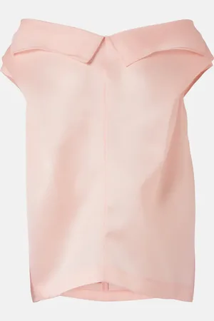 Khaite Selly silk gazar top