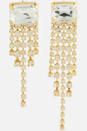 MAGDA BUTRYM Crystal-embellished drop earrings