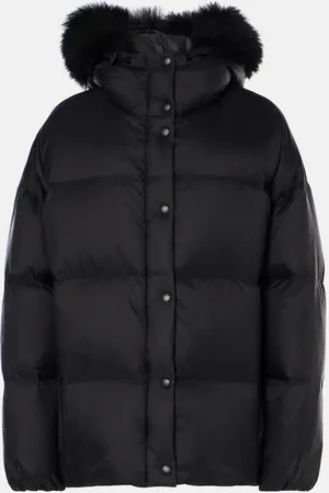 YVES SALOMON Shearling-trimmed down jacket