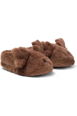 Liewood Aviaja Reindeer faux fur slippers