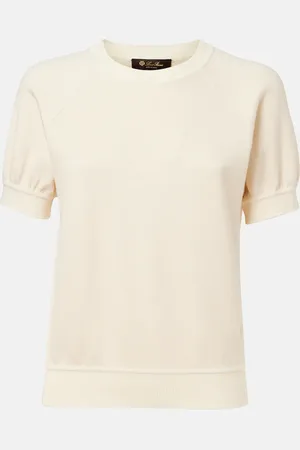 Loro Piana Viera cotton, silk, and cashmere top