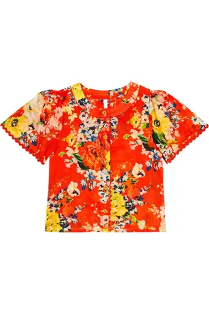 ZIMMERMANN Alight floral cotton top