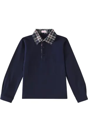 La Coqueta Tijo cotton-blend jersey polo shirt